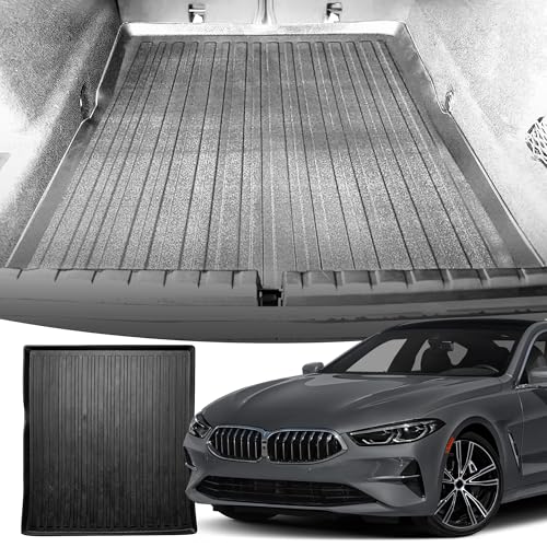 �v���~�A���J�[�S���C�i�[ BMW 840i M850i M8 �N�[�y 2019-2024�p - 100%�ی� - �J�X�^���t�B�b�g�Ԃ̃g�����N�}�b�g - �I�[���V�[�Y���u���b�N�J�[�S�}�b�g - 3D�`�󃌁[�U�[����g�����N���i�[ BMW (G15) M85