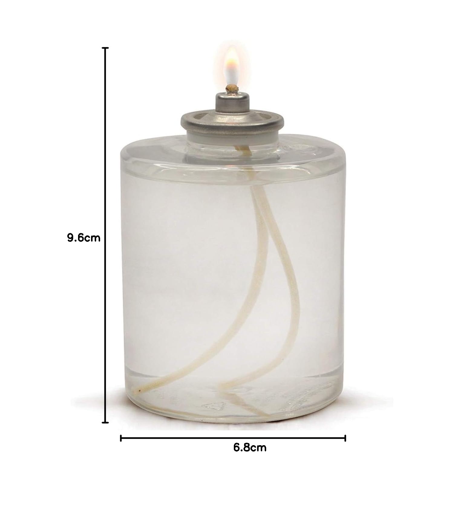 Lumea - Candela a Cera liquida - Durata 70 Ore - 36 Pezzi - Dimensione Ricarica 96 x 68 mm - Lumini per Decorazione, Ristorante, Bar, Alberghi, Spa, Catering
