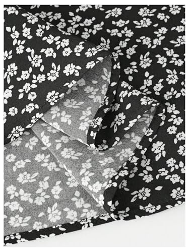 SweatyRocks Girl's Floral A Line Cami Short Dress Sleeveless Spaghetti Strap Sundress4