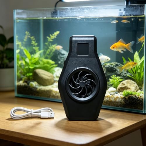 Ventilador enfriador de acuarios y peceras para aficionados y criadores de agua dulce 4