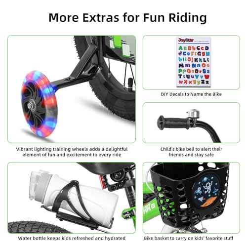 Image of JOYSTAR Pluto 12-20 inch Kids Bike with Light Up Training Wheels