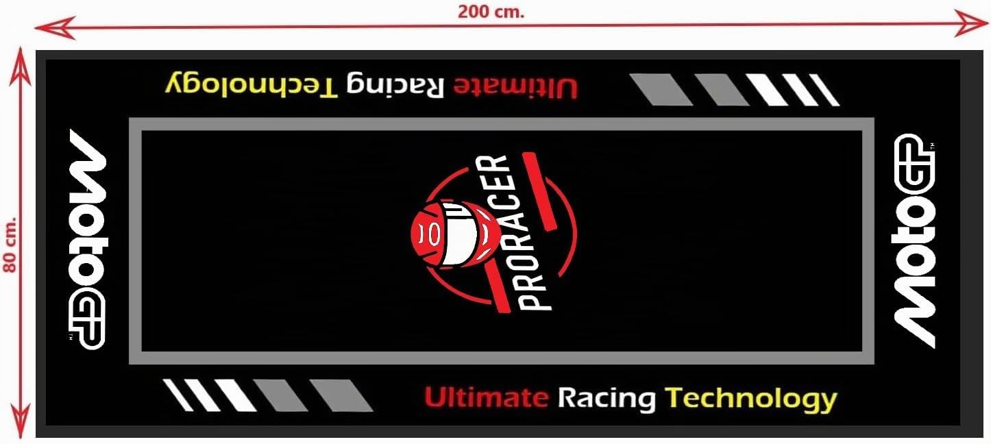 Tappeto Moto Garage Paddock antiscivolo 200x80cm (MotoGP)