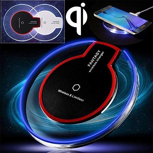 Fantasy Qi Standard Ultra-Slim UFO Shape Christal Clear Wireless Charger with Stand, LED Lighting for Samsunf Galaxy Phones and All Qi-Enabled Devices (B07G82PY43) Amazon Price History, Amazon Price Tracker
