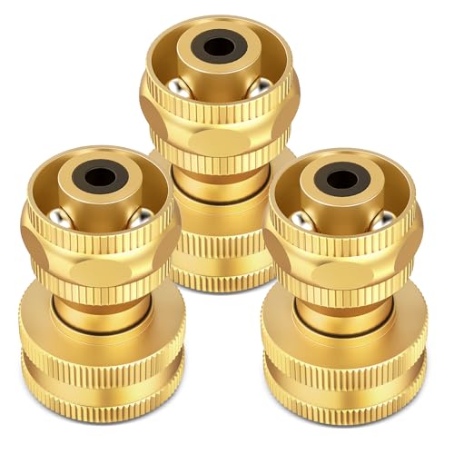 Twinkle Star Brass Hose Nozzle 3 Pack, 3/4 Inch Upgraded