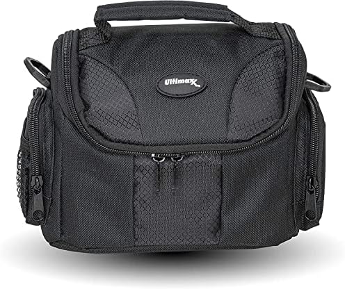 Medium Soft Padded Digital SLR Camera Travel Case/Bag with Clip-on Detachable and Adjustable Strap for Nikon COOLPIX L840, L830, L820, L810, P900, P610, P600, P530, P520, P510, P500, 1 S1, S2, J1, J2, J3, J4, V1, V2, V3, AW1, P7700, P7100, P7000, P100, L310, L120, L110, L100, P90, P80