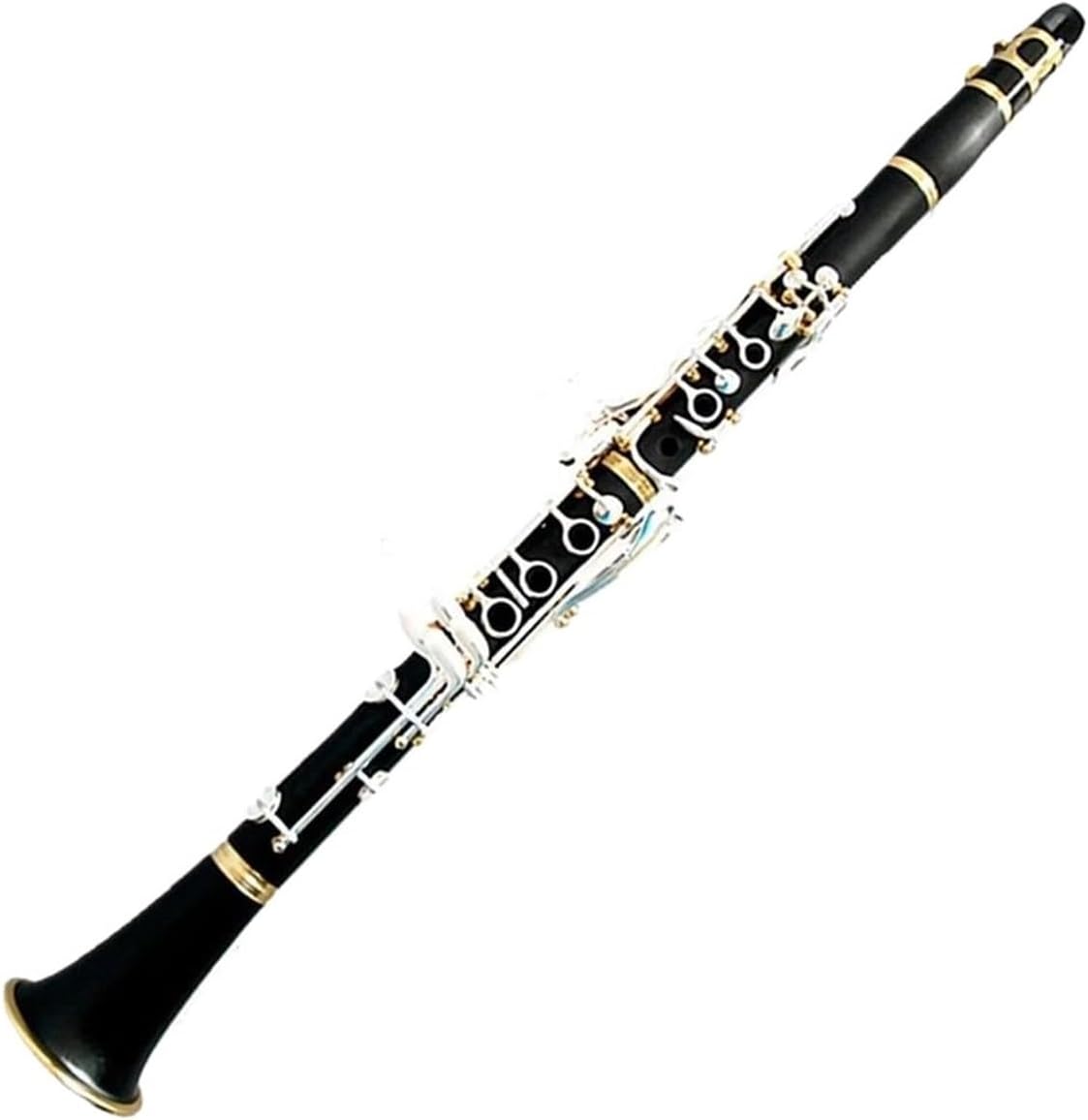 Gold Bb Clarinet Plywood Silver Key