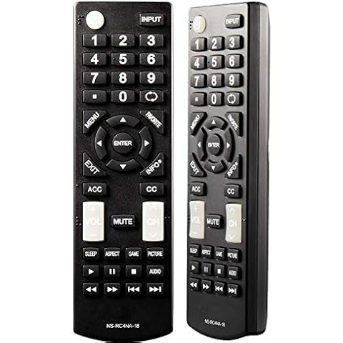 New NS-RC4NA-18 Universal Rplacement Remote Control Fit for Insignia TVs Cover