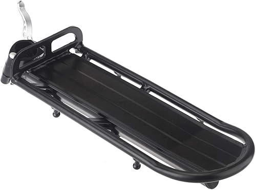 Miniatura 3 de UPANBIKE Portaequipajes de aleación de aluminio para bicicleta con palanca retráctil de liberación rápida montada en tija de sillín