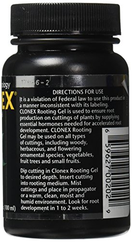 Hydrodynamics Clonex Rooting Gel, 100 Ml & General Hydroponics Hgc714135 Rapid Rooter Plant Starters, 50 Plugs, Black #TOP2