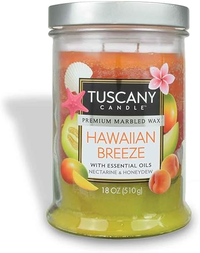 Tuscany Candle Hawaiian Breeze - Vela perfumada en tarro de larga duración, 18 onzas
