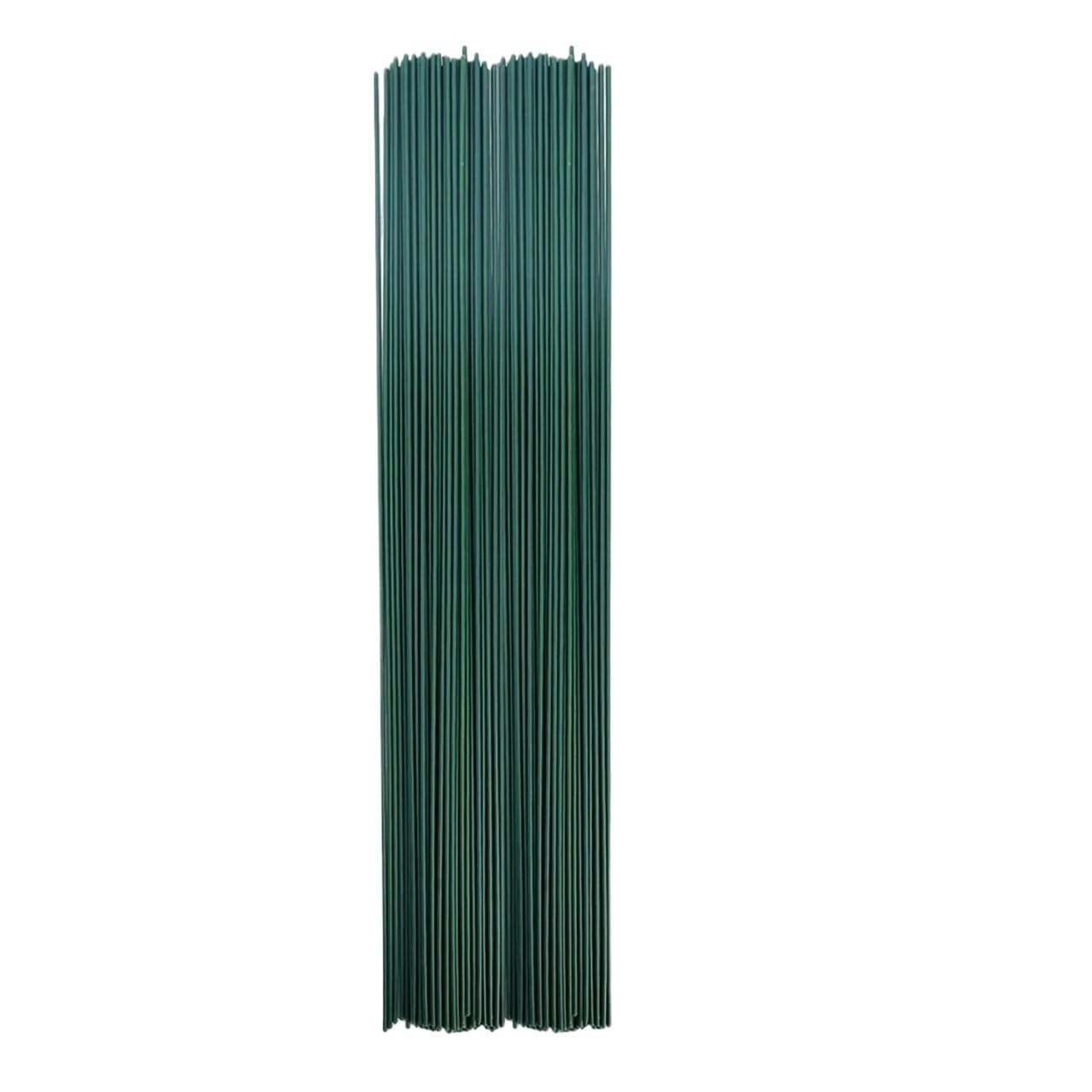 DMLAYHP Florist Wire 50/100pcs 2mm Artificial Green Flower Stem Iron Wire Flower Bouquets Party Decoration Wire Stem