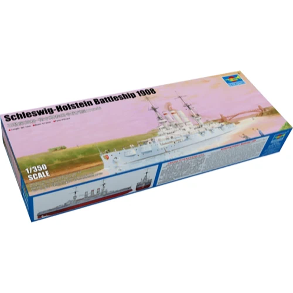 Trumpeter 05355 SCHLESWIG HOLSTEIN BATTLESHIP 1908 1/350 Model Kit