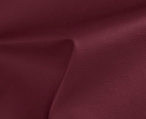 HAPPERS Polipiel para Tapizar 1 metro con Ancho 140cm. Venta de Polipiel por metros Solar Color Granate