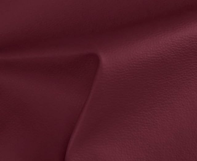 HAPPERS Polipiel para Tapizar 1 metro con Ancho 140cm. Venta de Polipiel por metros Solar Color Granate