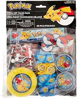amscam 398757 Mega Mix Val Pck Pokemon Core, Blue