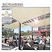 Windscreen4less 16' x 20' Sun Shade Sail Rectangle Outdoor Canopy Cover UV Block for Backyard Porch Pergola Deck Garden Patio (Beige)