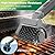 Samek Electric Grill Brush,Cordless Electric BBQ Grill Cleaner with 3 Replacement Heads, Cordless Rechargeable, 3-Speed Power Control, Adjustable Angle, Gray