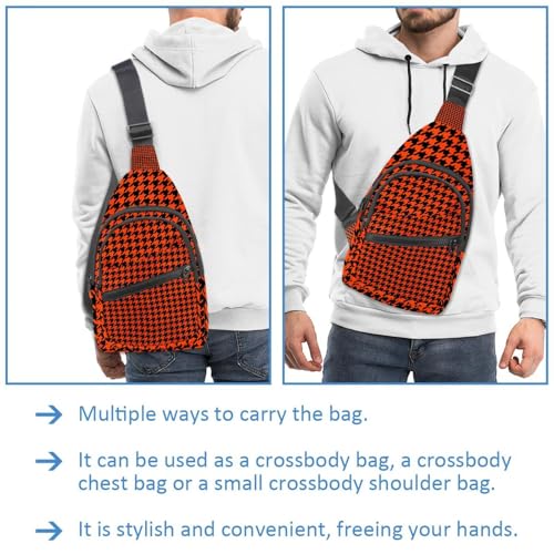 Bolsa cruzada de sarga multicolor: ligereza y comodidad para senderismo y viajes 2