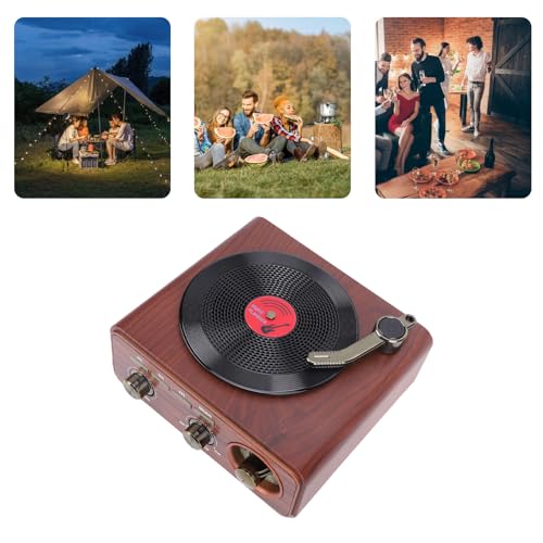 Radio portátil Tangxi AM FM SW estilo retro Bluetooth miniatura 6