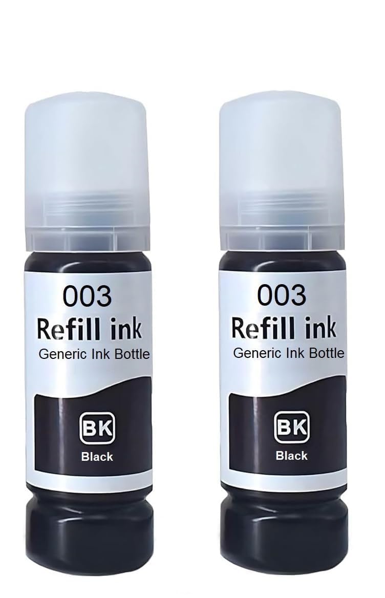 003 Black Refill Ink for Epson L3110, L3150, L3250, L3115, L3252, L3116, L3101, L3210, L3215, L3216, L3151, L3152, L3156, L5190 Printer (Pack of 2)-image-15
