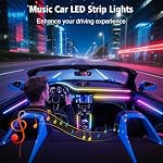 118" Acrylic Interior Car Lights with Smart APP RGB 2 in 1 (2 * 59in) - Image 3