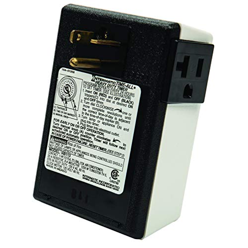 Intermatic Hb113 125 Volt Heavy Duty Plug-In Air Conditioner And Appliance Timer , White #TOP2