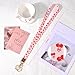Knagsfa Lanyards for Keys, Neck Lanyards for ID Badges with Metal Hook, Cute Lanyard Keychain for Women, Red Cherry