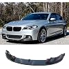 NINTE Front Lip for BMW F10 5 Series M Sport Bumper 2011-2016 ABS Carbon Fiber Style Front Bumper Spoiler Splitter