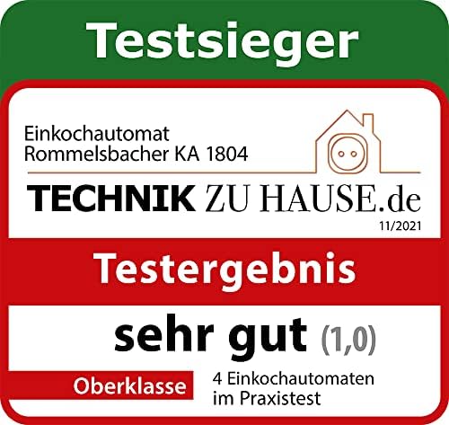 Bild 4 - ROMMELSBACHER Glühwein-/Einkochvollautomat KA 1804, MADE IN GERMANY, 2-Schicht-Emaillierung, 27 Liter/für 14 Gläser à 1 Liter, stufenlos regelbar, Entsafterschaltung, Zeitschaltuhr, Ablaufhahn, 1800 W
