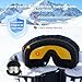 Imagen de Hikeen Gafas de Esquí Fotocromáticas: Gafas Esqui Hombre Mujer Gafas Nieve Antiempañamiento con Protección UV