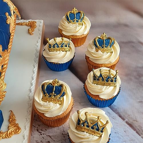 4 Pieces Crown Silicone Fondant Molds, 3D Crown Candy Baking Molds, Princess Crown Cake Decoration Chocolate for Cupcake Topper Sugar Craft Gum Paste Clay Crafting Projects by acvcatto - Image 4
