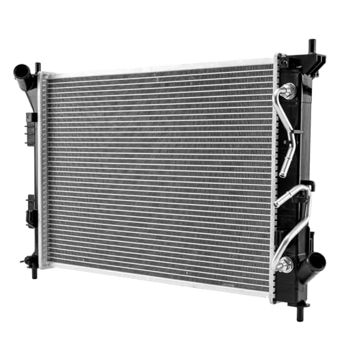 Image of PHILTOP Core Radiator Compatible with 2014-2016 Soul, 2017 Soul 1.6L, 2017 Soul 2.0L Transmission Oil Cooler Included