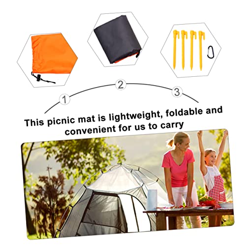 HEALEEP Almofada de chão acampamento ao ar livre tapete de praia tapete de piquenique colchão de chã