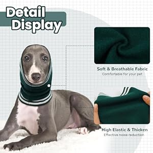 Nanaki Dog Ear Covers for Noise Bath No Shake Ear Wraps for Dogs Hematoma Dog Fireworks Anxiety Relief Calming Hoodie Dog Grooming Ear Cover Quiet Dog Head Wrap Force Drying Thunderstorm Ears for Dogs  Cucciolini Doodles Nanaki dog ear covers for noise bath no shake ear wraps for dogs hematoma dog fireworks anxiety relief calming hoodie dog grooming ear cover quiet dog head wrap force drying thunderstorm ears for dogs   cucciolini doodles