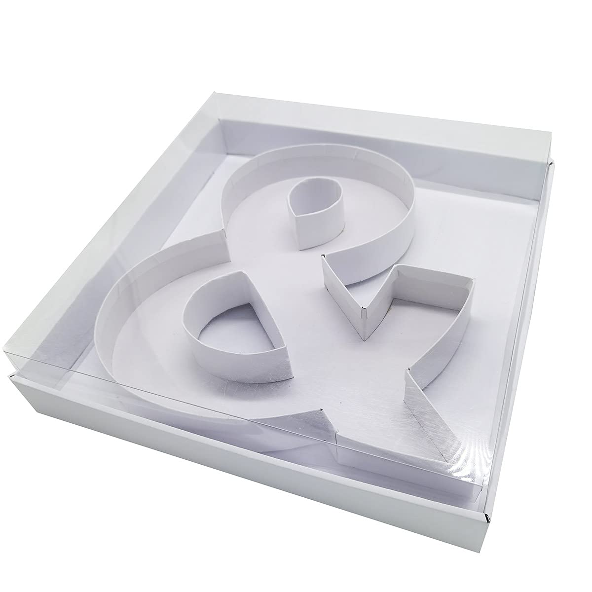 Buy 12"Cardboard Letter Shaped Mache Decorative Strawberries Fillable