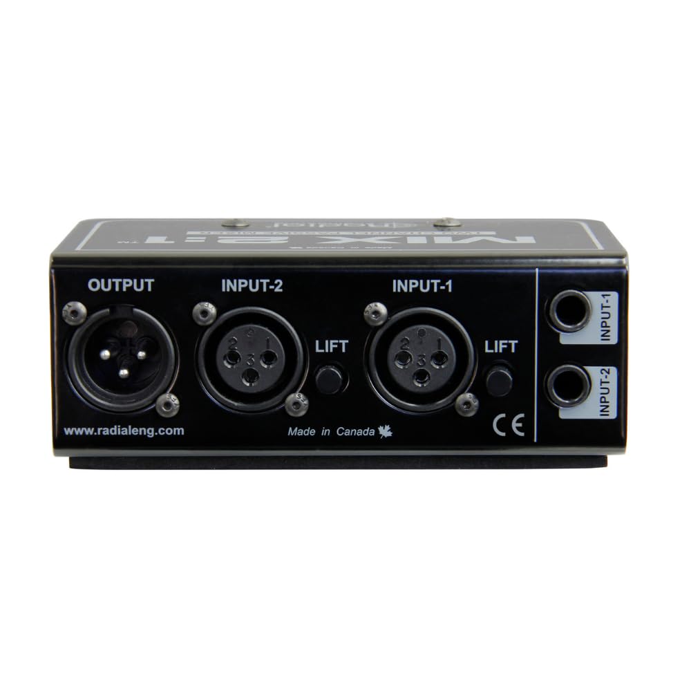 Amazon.com: Radial Engineering Mix 2:1 Two-Channel Audio Combiner