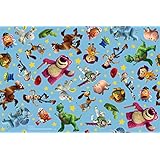 ヤクセル 持ち運びに便利な透明袋付き レジャーシート 1~2人用 Sサイズ 約60×90cm 日本製 ピクニック レジャー 遠足 ブルーシート ディズニー トイ・ストーリー 30046