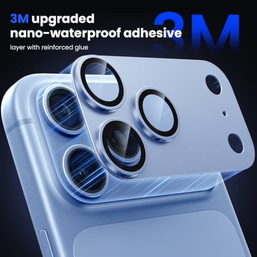 Image of WSKEN for 18 Pro Max Camera Lens Protector for iPhone - Military Grade