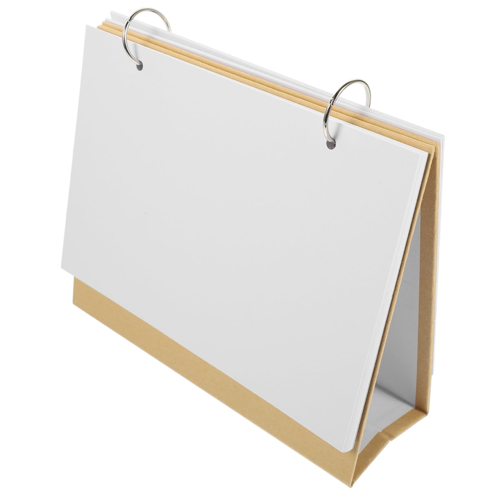 VILLCASE 5stücke Desktop Kalender Handgefertigter Tischkalender Weißem Karton Mit Robustem Design Und Leerem Seitenlayout Für Kreative Gestaltung Im Büro Zuhause Klassenzimmer