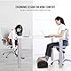 Snailax Fußstütze Schreibtisch mit Wärme, Fußauflagen unter dem Schreibtisch mit Vibrationsmassage, Fußhocker Fußkissen Footrest mit doppel-einstellbare Höhe, Fußwärmer ergonomischer Home Büro