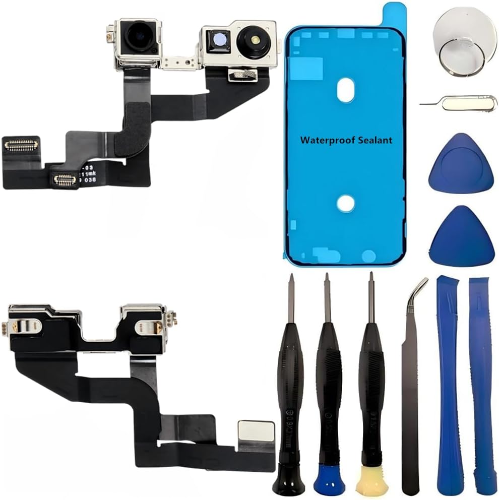 Original for iPhone 16e Front Camera Replacement OEM for iPhone 16e Face Front Camera Part Facing Lens Module Repair Tool Kit for A3212 A3408 A3409 A3410