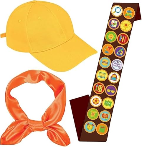 GWAWG 6 Pcs Scout Costume - Wilderness Explorer Badge Boy Sc
