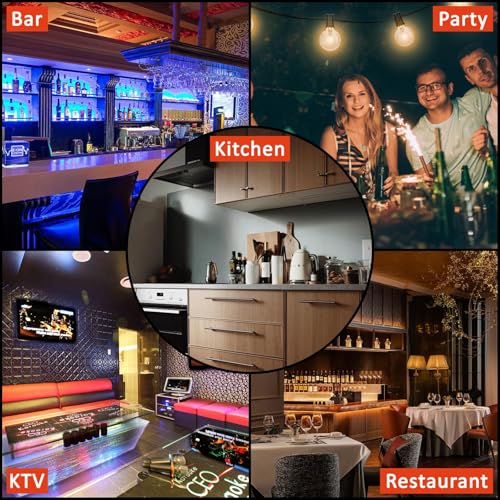 LED Lighted Liquor Bottle Display,2 Tiers 40in LED Liquor Shelf with Remote & App Control,Bottle Shelf 16 Colors,4 Modes,Multi-Color Lighting Modes,Bars