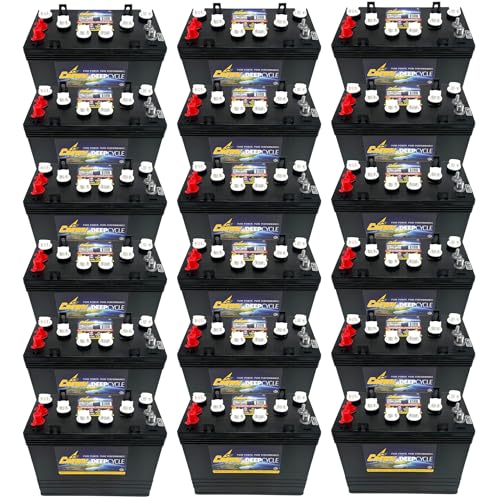 Crown CR-GC150 12V Deep-Cycle Batteries for Golf Carts, RVs, Marine