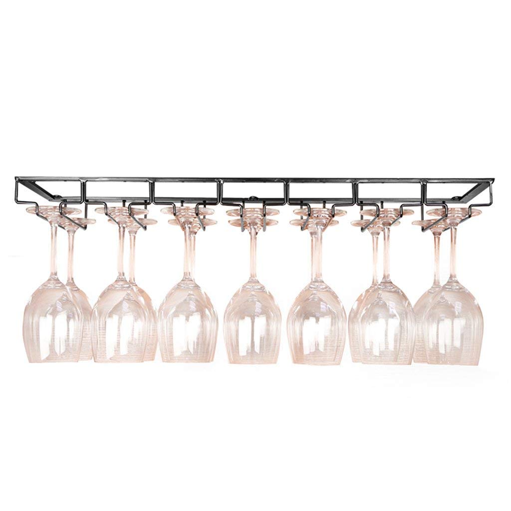 Casier à vin support bouteille et rangement verres à pied suspendus