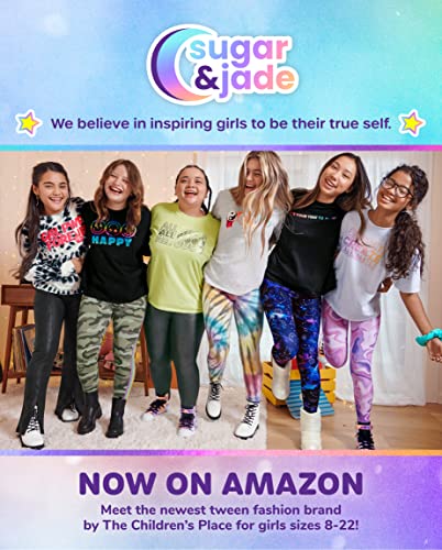 Sugar & Jade Girls' Teen Fleece Jogger Sweatpant, Pale Blush, Xlarge #TOP2