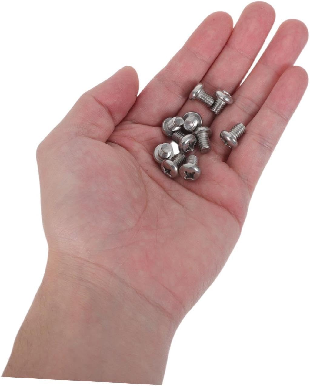 DOITOOL Frying Pan Handle Repair Screws with Firm Connection and Easy Installation M6x8mm Stainless Steel 10pcs Kitchen Replacement Accessories for Soup Pot and Pan