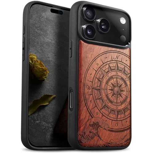Protection iPhone 17 Pro Max bois Carveit : protégez des chocs avec style Magsafe