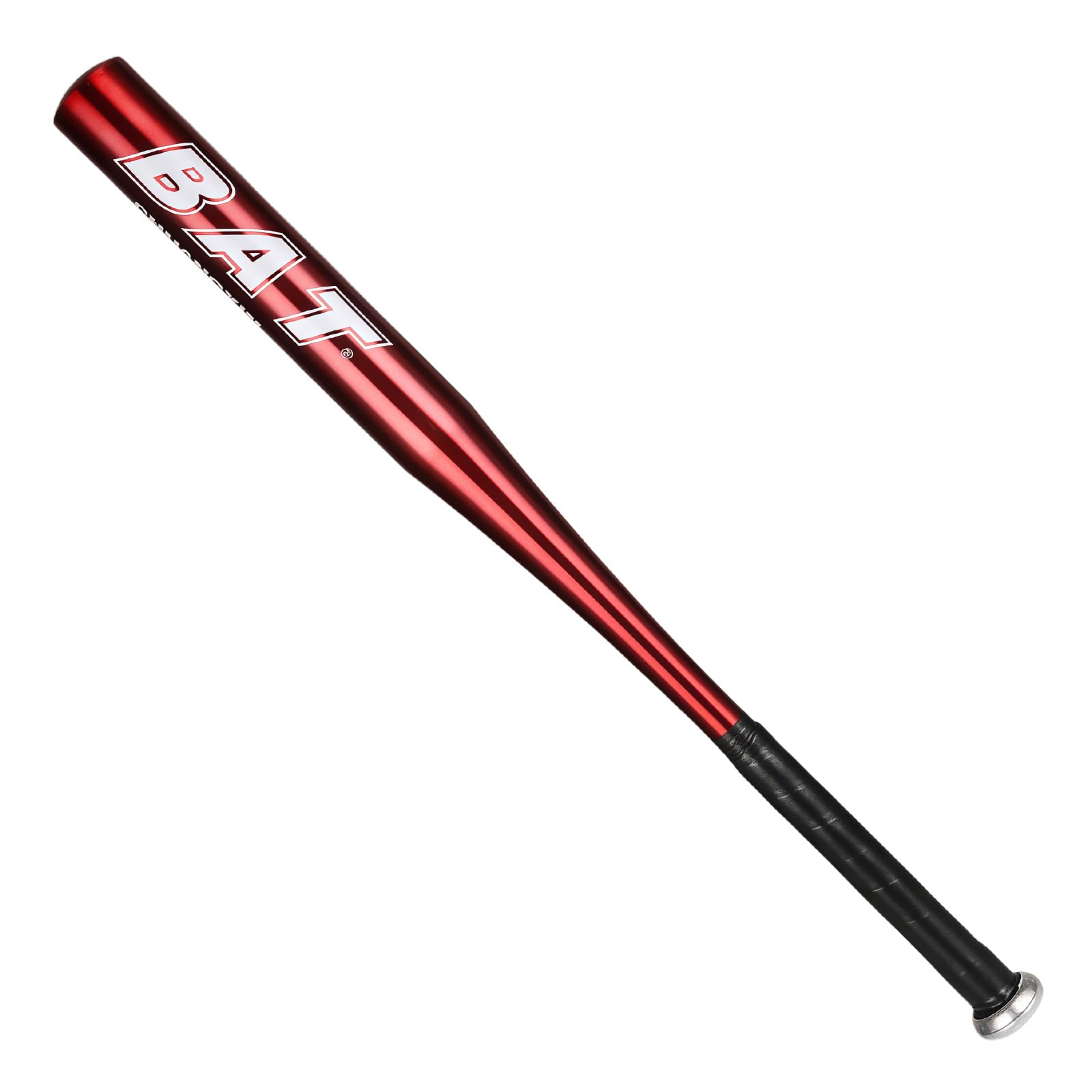 34 Inch Baseball Bat Aluminum Baseball Bat Smooth Surface Rubber Non-Slip Handle Aluminum Lightweight for Outdoor Training Practice Adult Youth Red