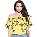 BLDO Women's Summer Ruffle Off Shoulder Floral Cute Loose Blouse Tops